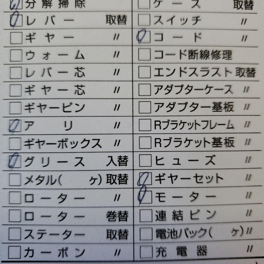 TAPIO バリカン 赤 　　(替刃３個おまけ付き)　スピーディック