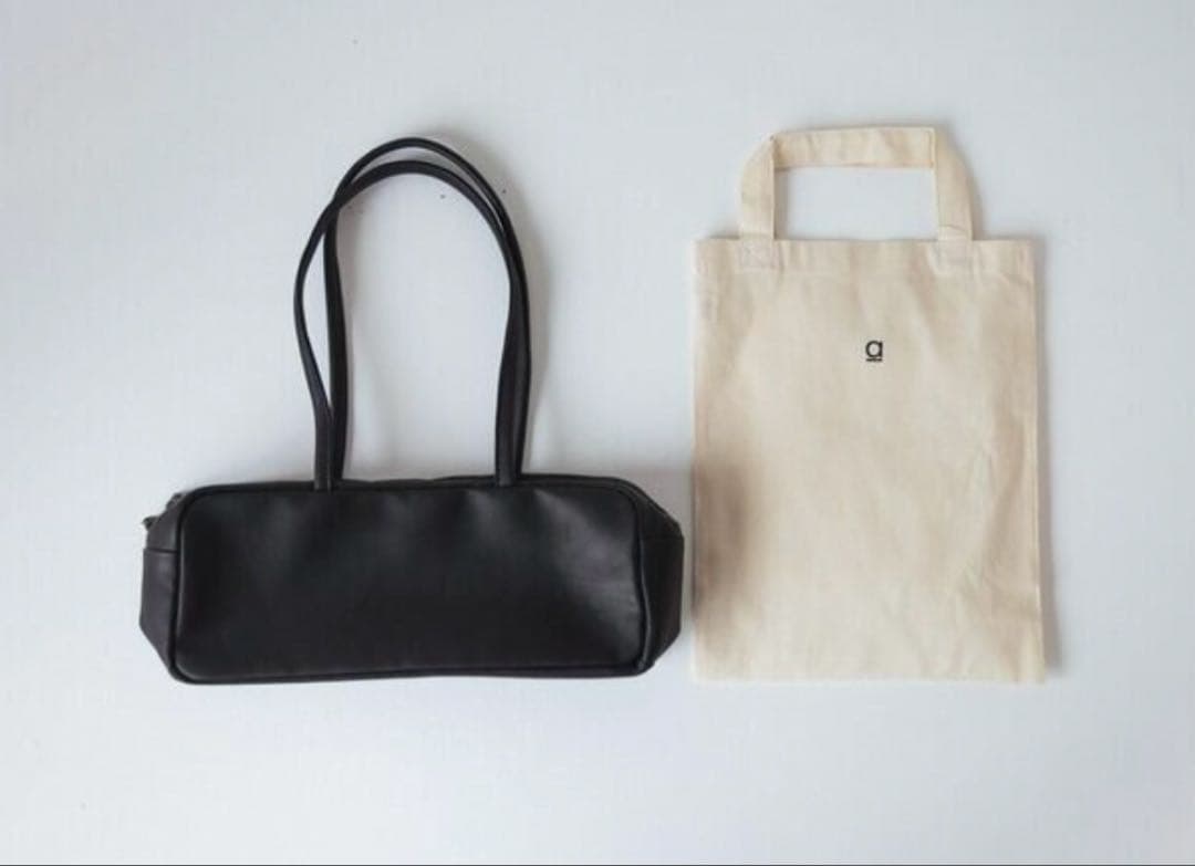 難あり　a アー　フルートバッグ　ブラック　レザー