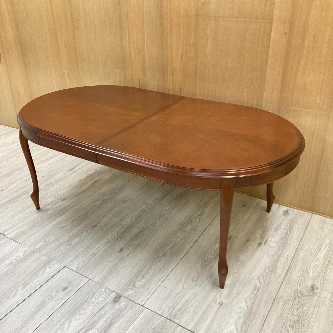 【マルニ】伸長式　ダイニングテーブル　エクステンション　大型180-238cm