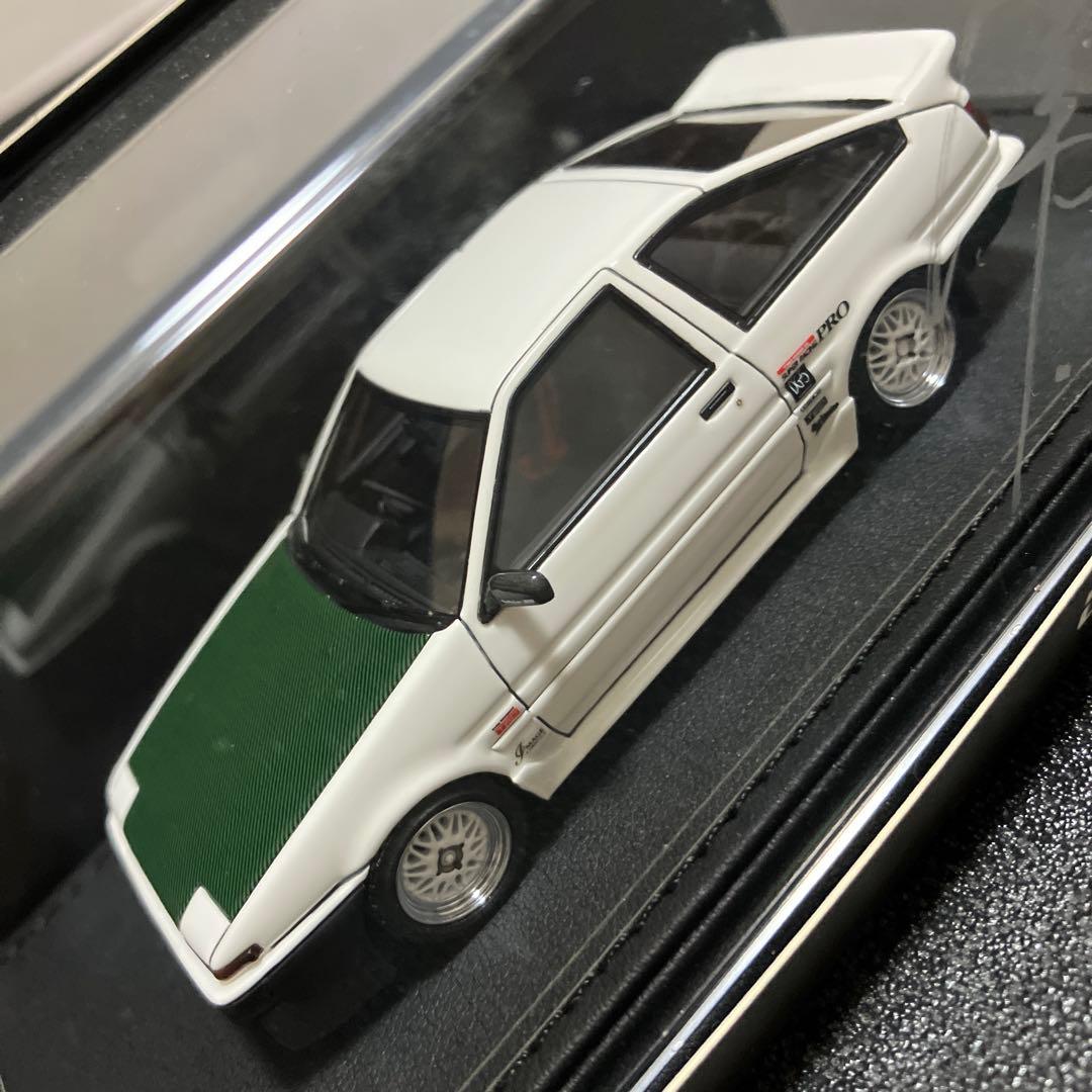 ミニカー IG1588 AE86 3Door TK-Street Ver2 White