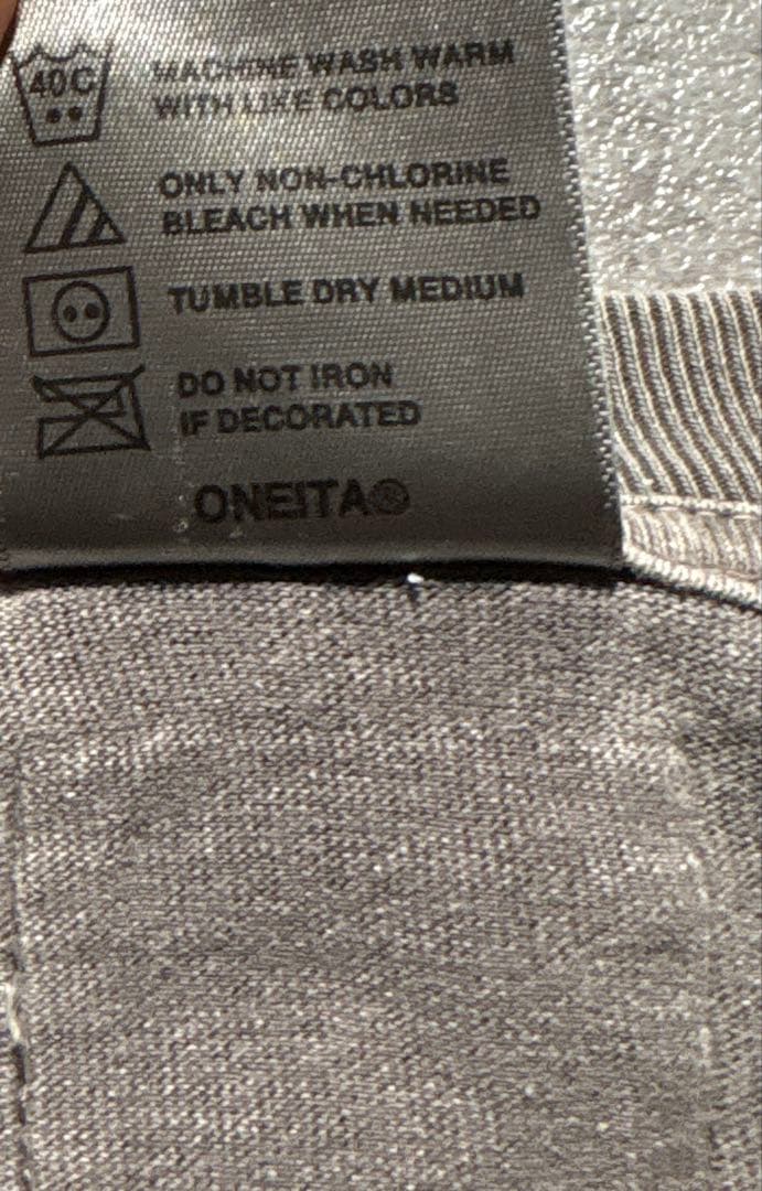 greatland oneita オリジナル　ロンT スミクロ