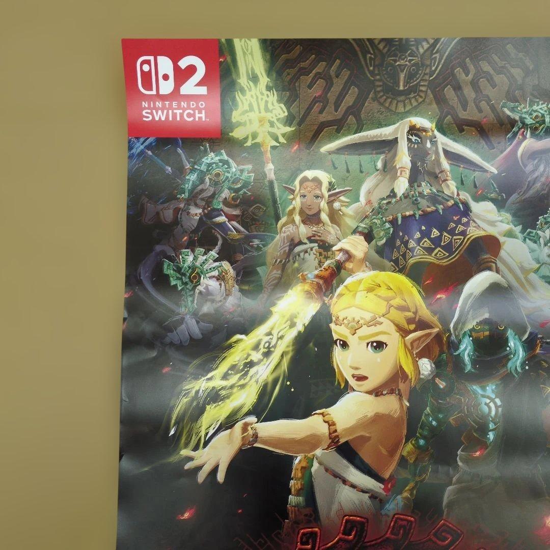 【非売品】スイッチ2 ソフト ゼルダ無双 封印戦記 店頭告知用 B2ポスター