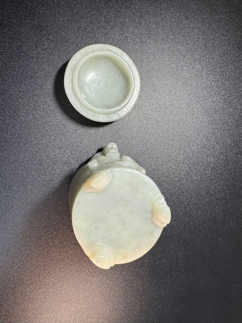 漢時代 和田玉 龍文 玉杯 中国美術 神獣置物 置物 玉彫刻古玩 旧家蔵出し