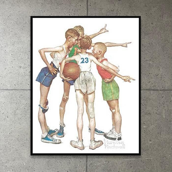 額装品/Oh、 Yeah/ノーマン ロックウェル/アート/ポスター/インテリア