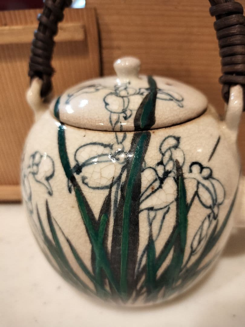 希少　古美術　美術品　清水焼　陶器　高橋道八　華中亭道八　急須　アンティーク