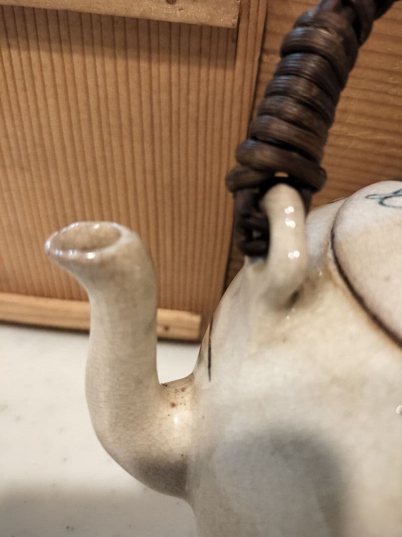 希少　古美術　美術品　清水焼　陶器　高橋道八　華中亭道八　急須　アンティーク