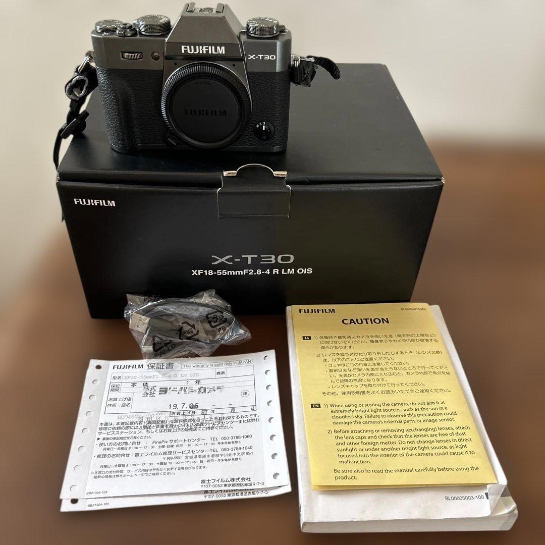 【ワンオーナー】Fujifilm X-T30 チャコールグレー