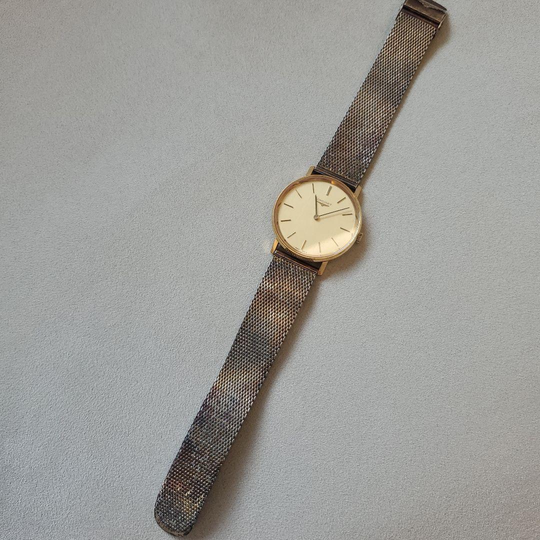 Longines ロンジン ゴールド メッシュ 手巻き時計