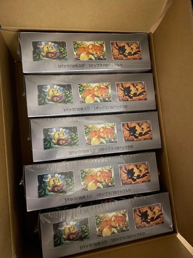 ポケモンカード シャイニートレジャーex シュリンク付 5BOX