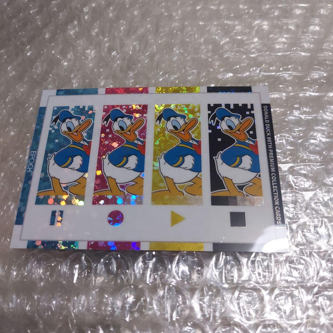 ドナルド90周年 プレミアムコレクションのカードシリアルナンバー付き1/75