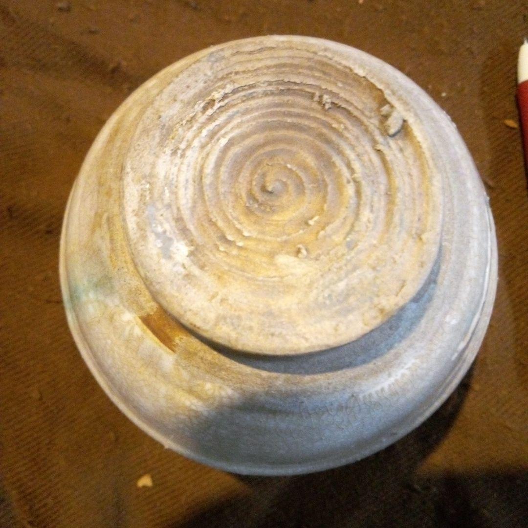 中国陶磁器　明磁州窯　双耳壺