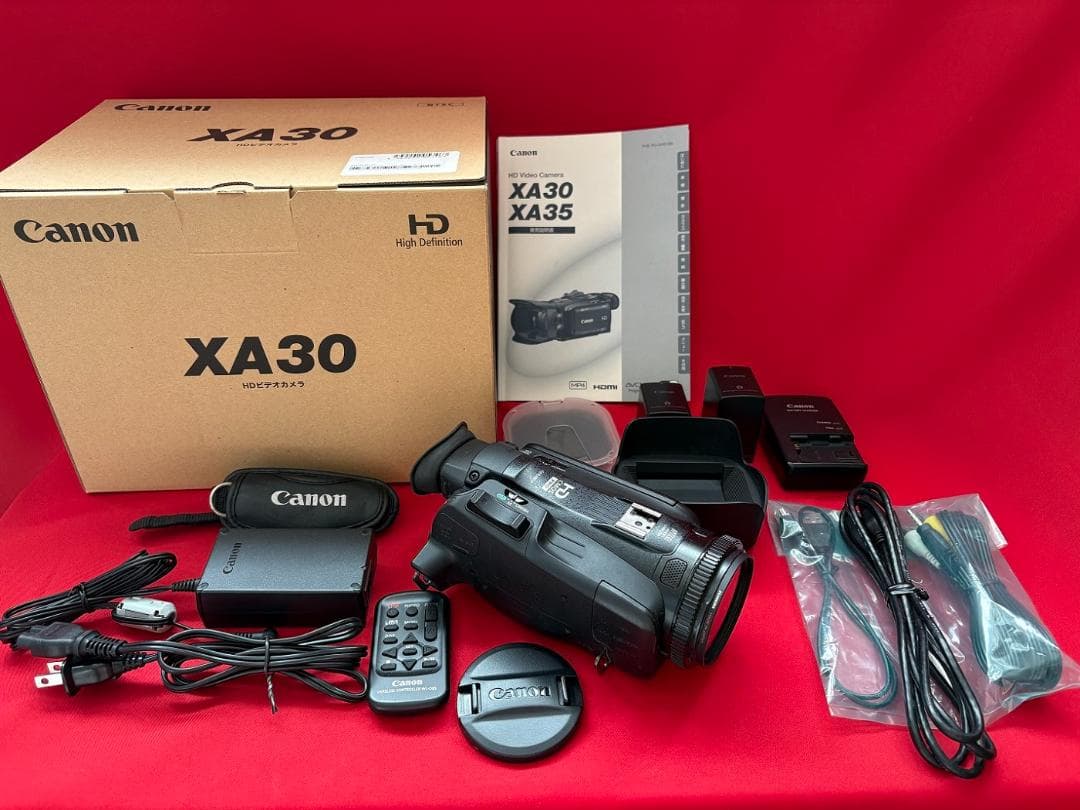 【OH済み美品】「Canon 業務用HDデジタルビデオカメラ XA30」