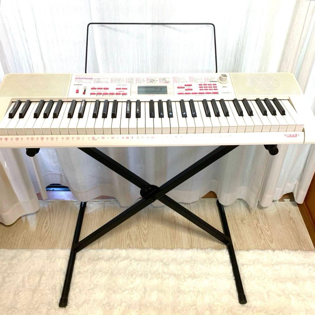 CASIO LK-121 61鍵キーボード　スタンドセット