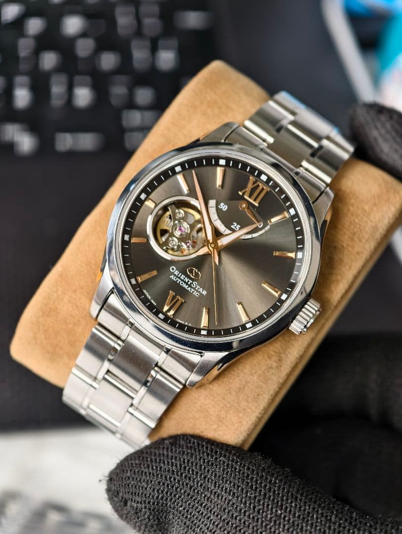 【美品】ORIENT STAR RK-AT0009N セミスケルトン 自動巻き