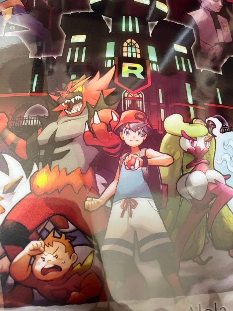 【非売品】ポケットモンスター ポケモン ロケット団 サカキ クリアポスター