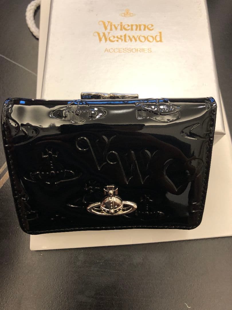Vivienne Westwood 三つ折り財布 ブラック