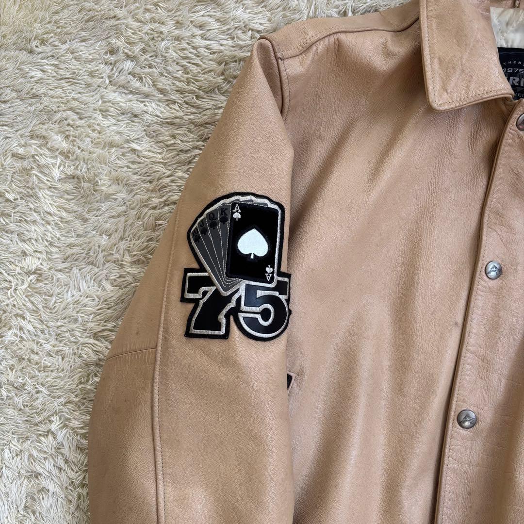 レア　AVIREX ハイローラー アビレックス レザージャケット サイズM