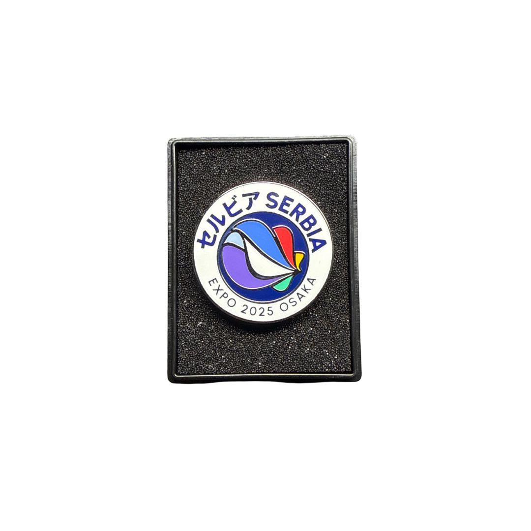 【超激レア】EXPO2025 セルビア 大阪万博 ピンバッジ　非売品