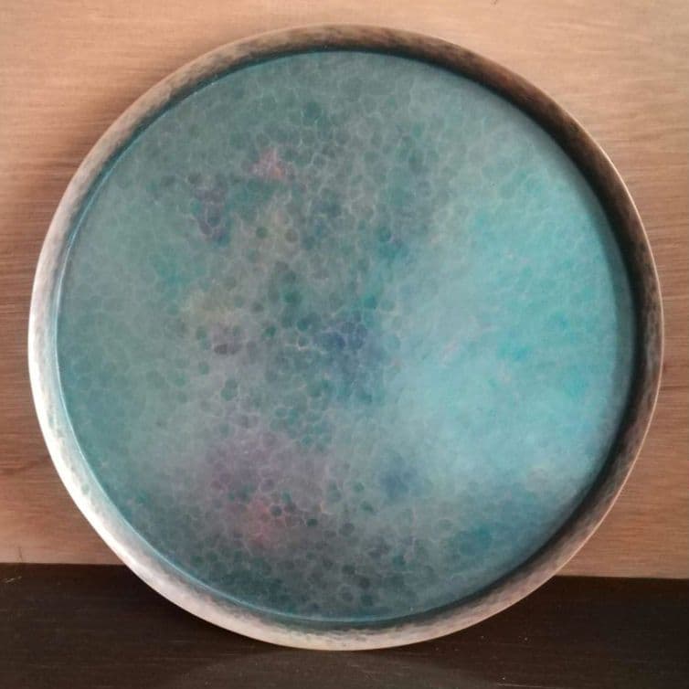 玉川堂　鎚起銅器　お盆　トレー　和骨董　アンティーク