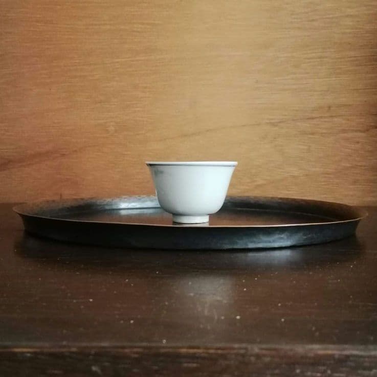 玉川堂　鎚起銅器　お盆　トレー　和骨董　アンティーク