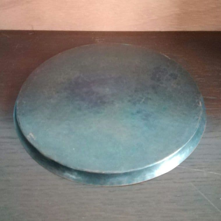 玉川堂　鎚起銅器　お盆　トレー　和骨董　アンティーク