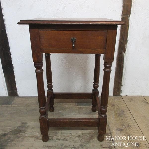 イギリス アンティーク 家具 ホールテーブル サイドテーブル 英国 6588d
