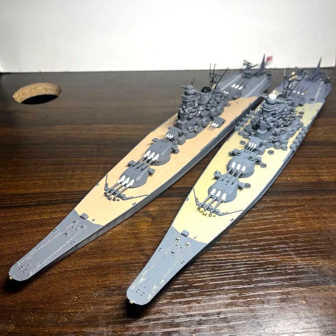 1/700 日本海軍　戦艦大和・武蔵　2隻セット