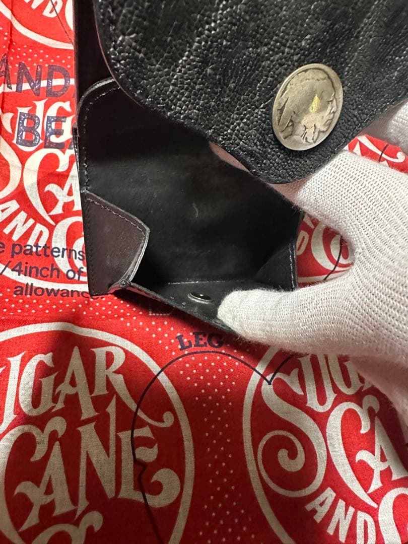 ファニー　funny エレファント革　コンパクト財布