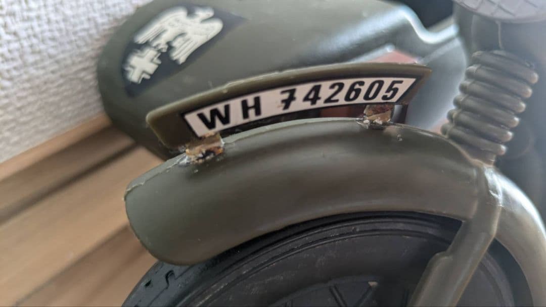 超激レア!! ミリタリー バイク ドイツ軍 コンバットジョー GI フィギュア