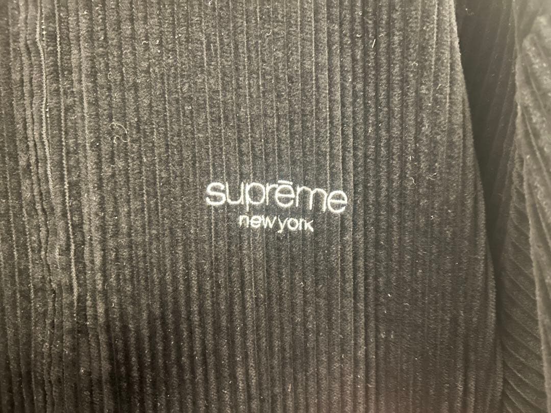 Supreme コーデュロイジャケット XL ブラック