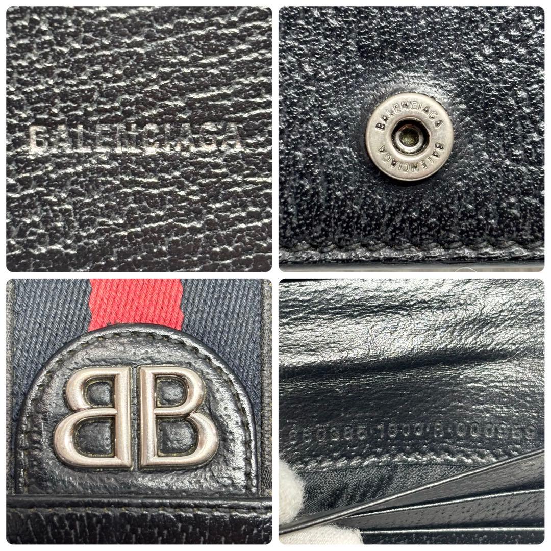 ✨付属品完備✨ グッチ バレンシアガ ザハッカー シェリーライン GG 折り財布