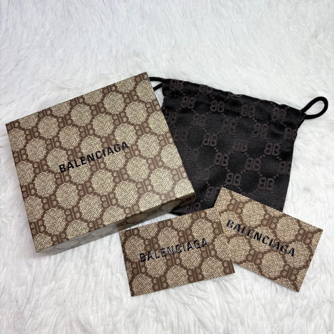 ✨付属品完備✨ グッチ バレンシアガ ザハッカー シェリーライン GG 折り財布
