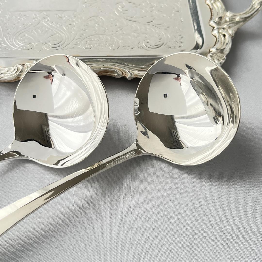 【ARTHUR PRICE】 アールデコのグレービーレードル 2本 ケース