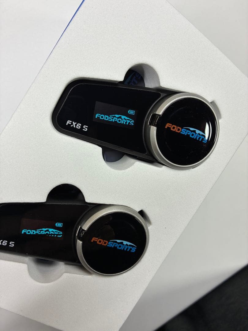 FODSPORTS ★fx6s★バイクインカム★2台セットなのでスグ使えます！