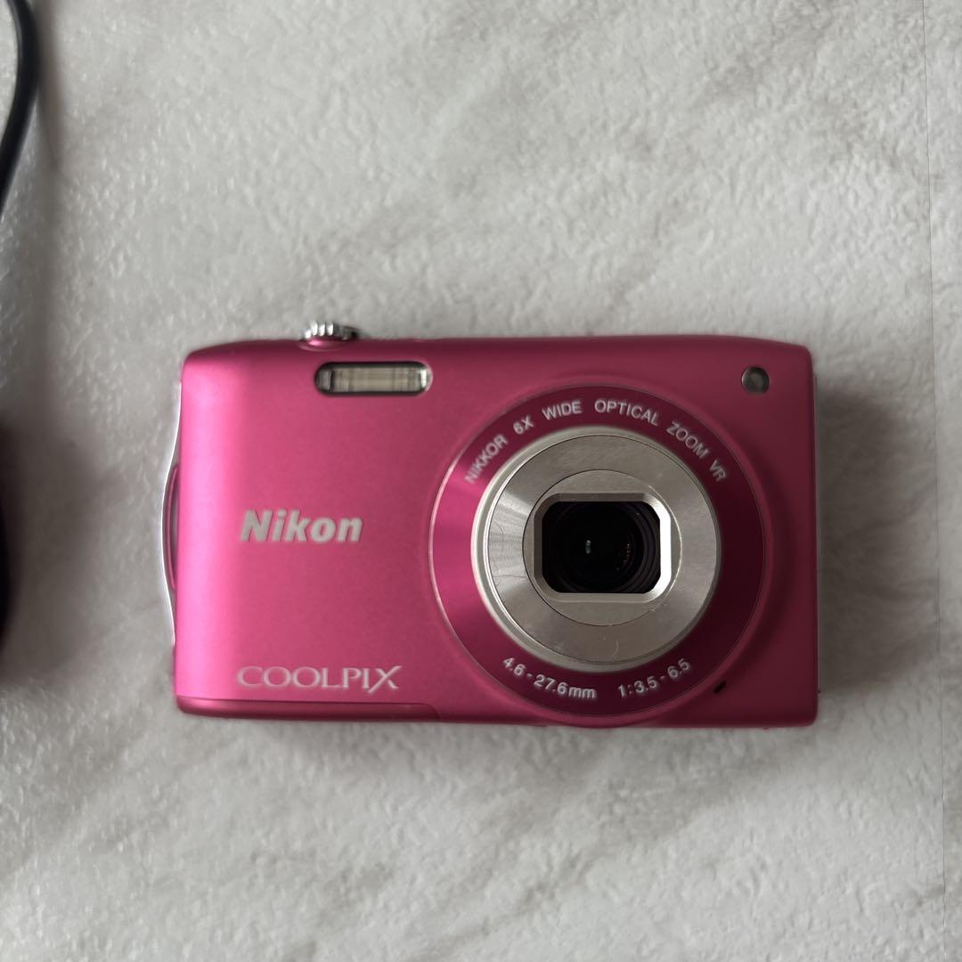 ニコン NIKON COOLPIX S3300 ストロベリーピンク　動作確認済