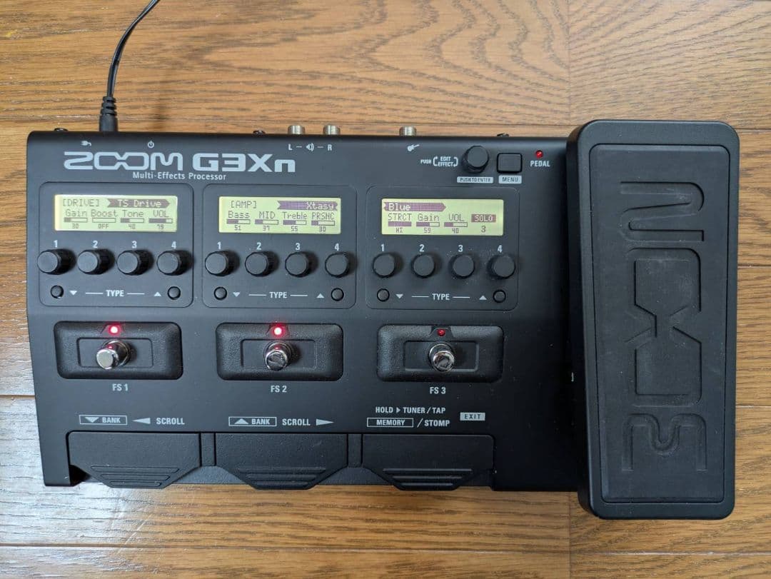 説明書あり　ZOOM G3Xn マルチエフェクター　音出し確認　メモリー初期化済