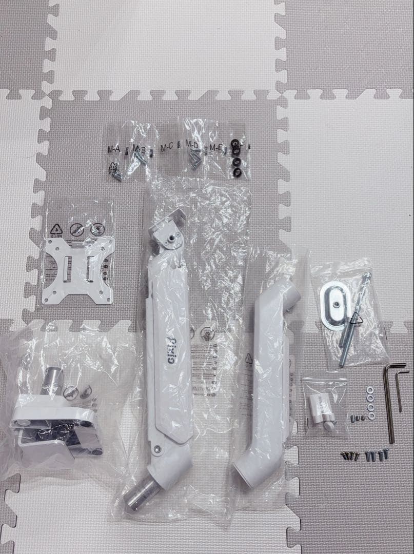 Pixio PS2SW モニターアーム　ホワイト