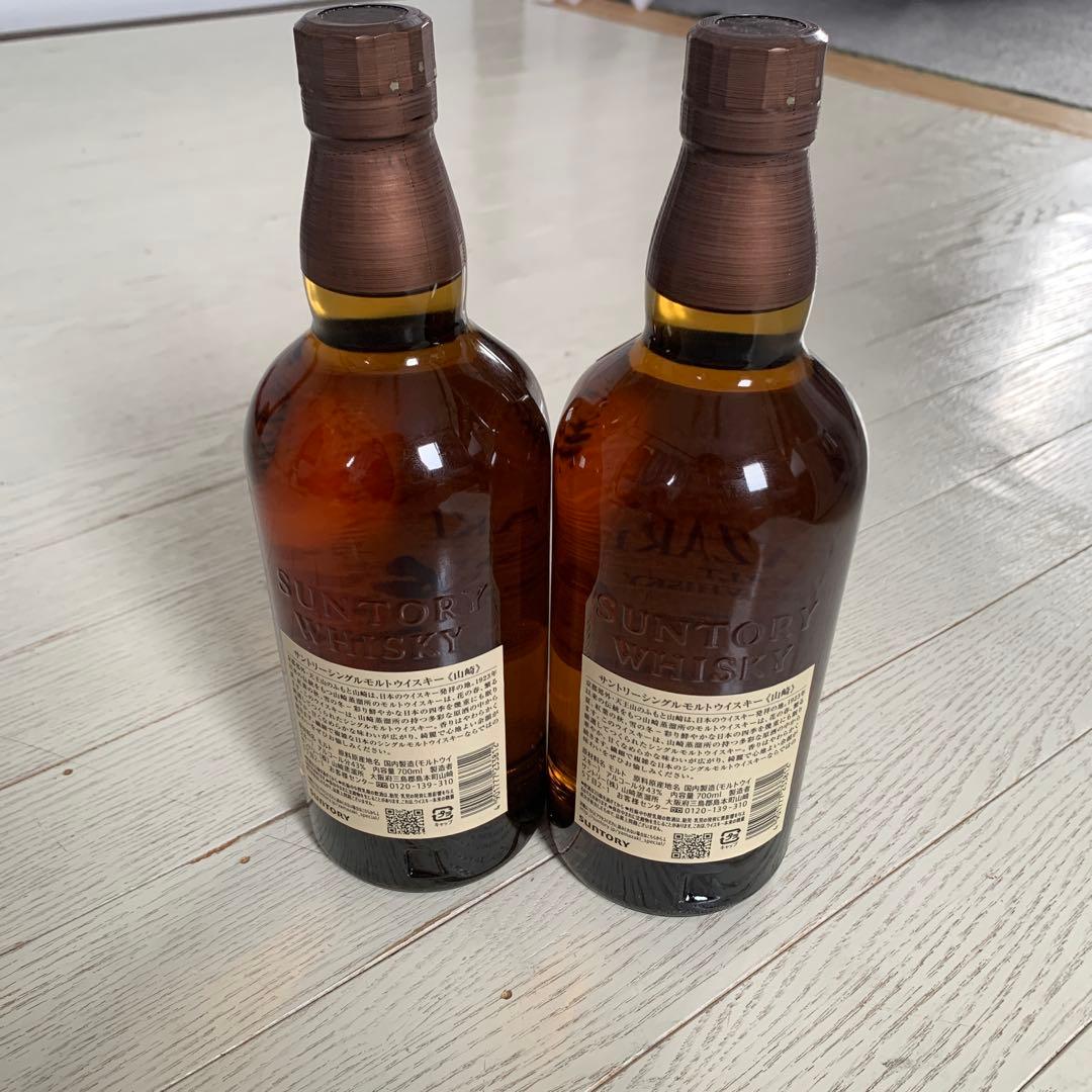 山崎 NV シングルモルト 700ml 2本セット サントリー ウイスキー