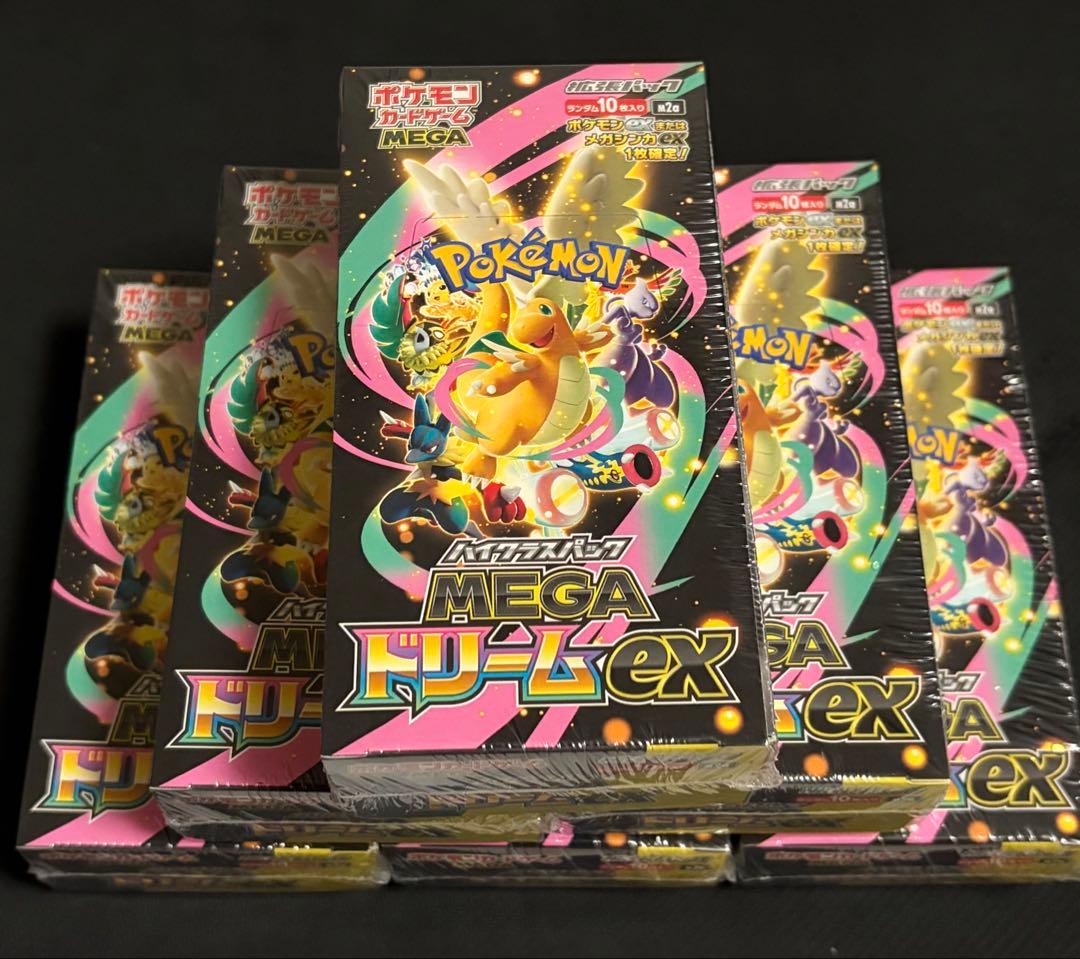 ポケモンカード　MEGAドリームex　6BOX 新品未開封 シュリンク付き