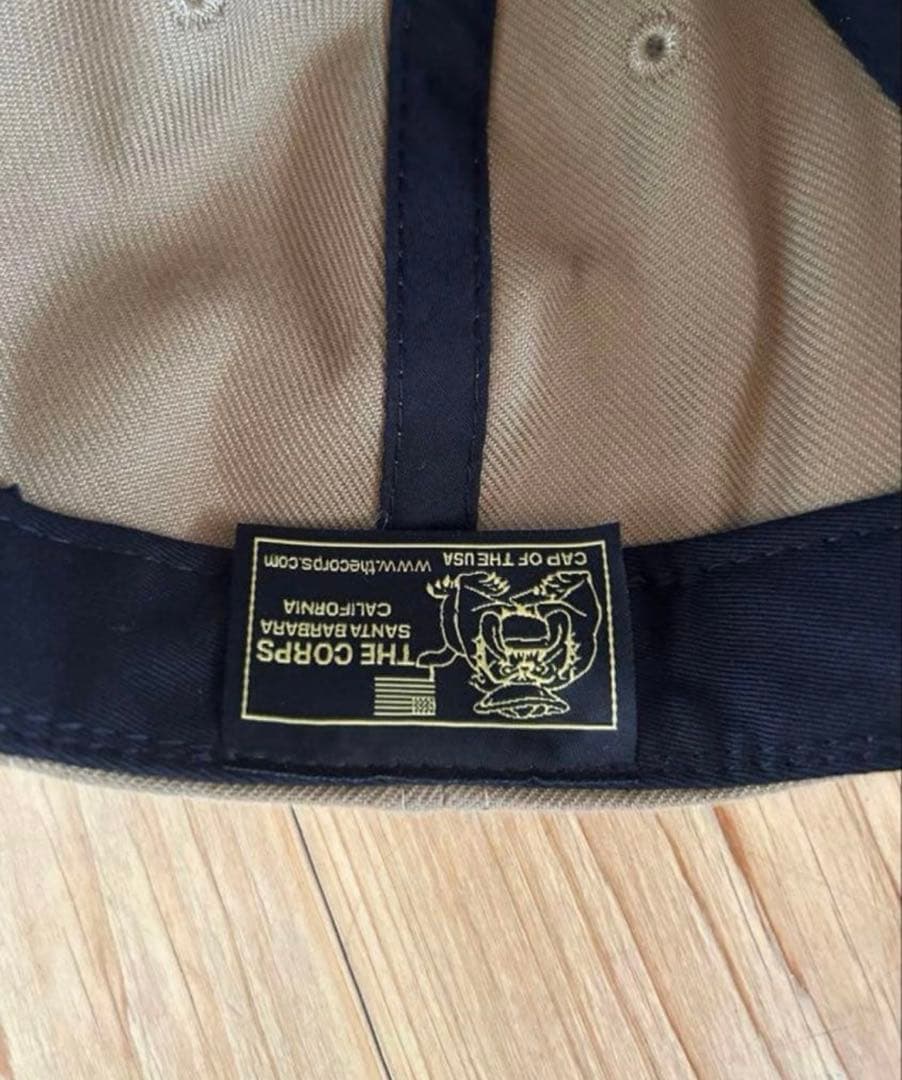 ussキャップ　uss warrior mcm-10 実物　アメリカ軍　新品