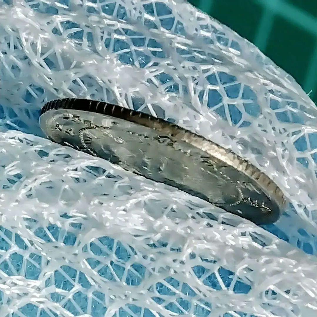 スーさん☆旭日竜5銭銀貨　明治3年　極美品〜準未使用　エラー