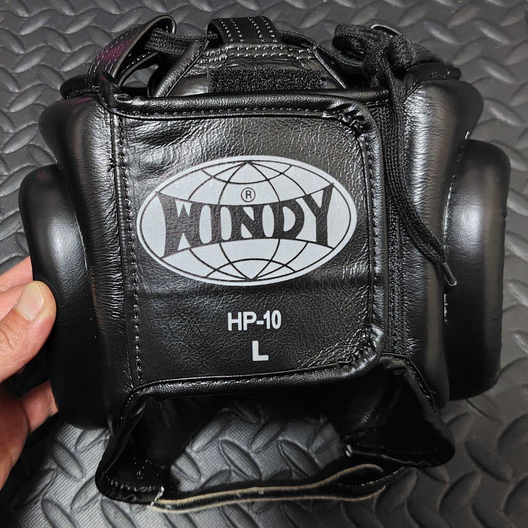 ま*か様 WINDY HP-10 ボクシング ヘッドギア Lサイズ ブラック