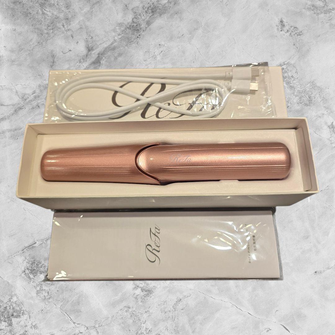 新品未使用/24時間以内発送 ReFa リファ フィンガーアイロン STピンク