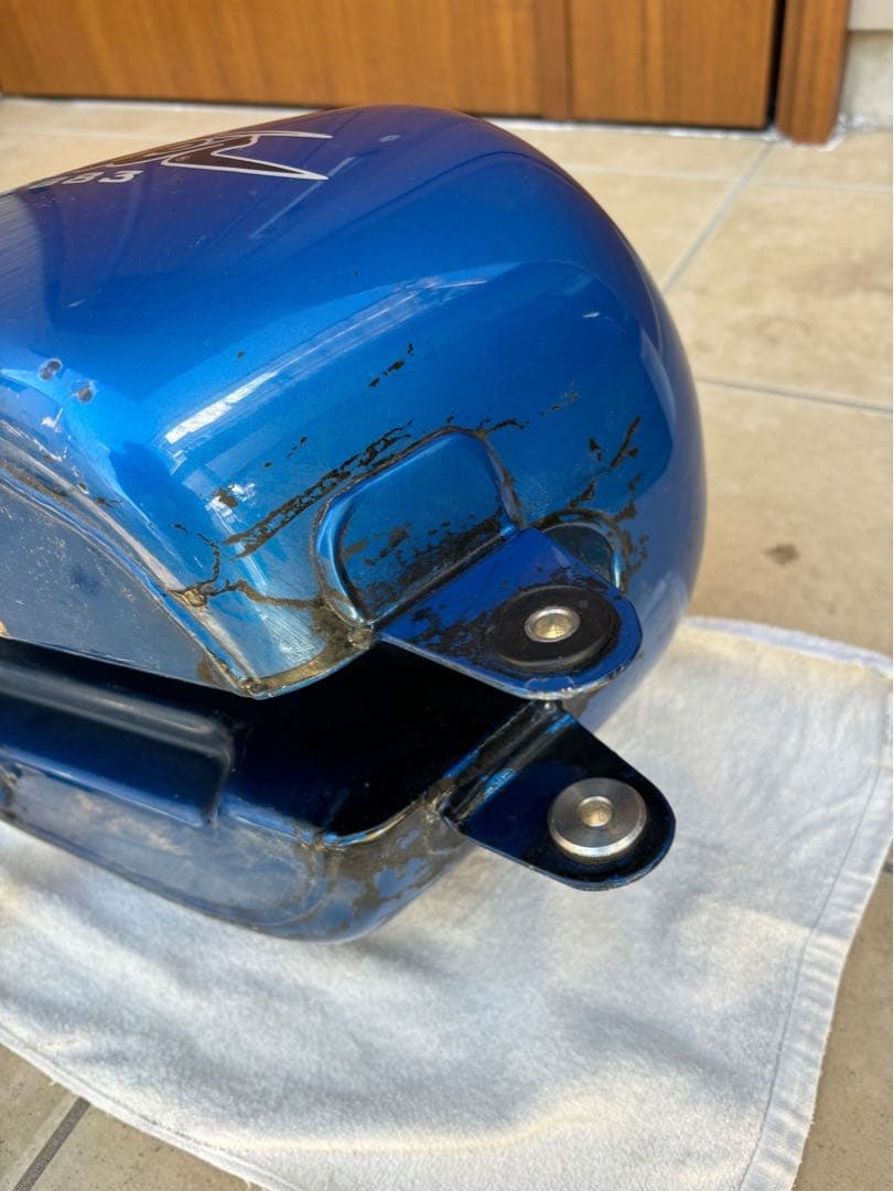 スポーツスター 純正 タンク 1997 883 ジャンク？ 水色