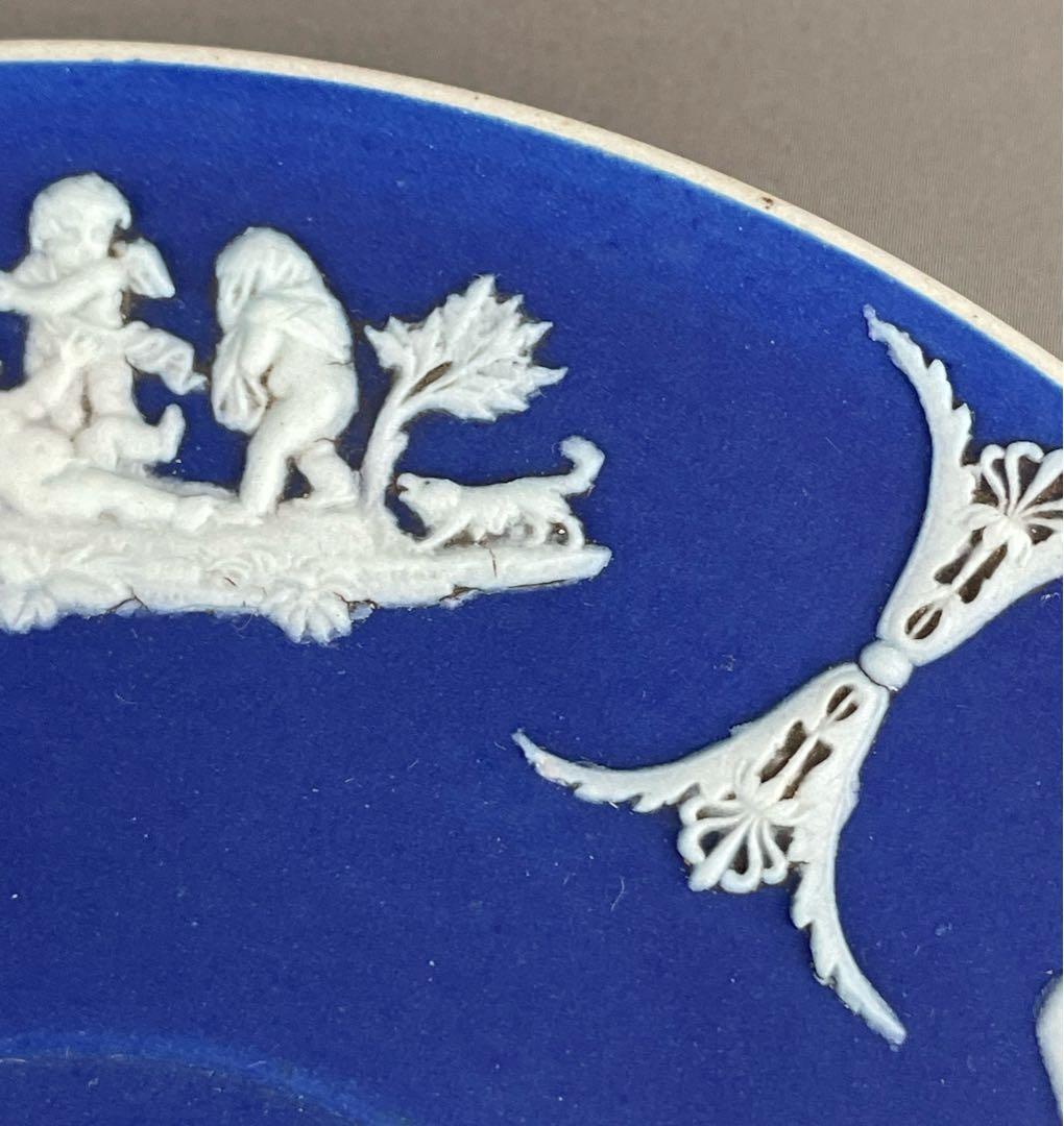 【希少】アンティーク オールドウェッジウッド ジャスパーウェア カップ ソーサー