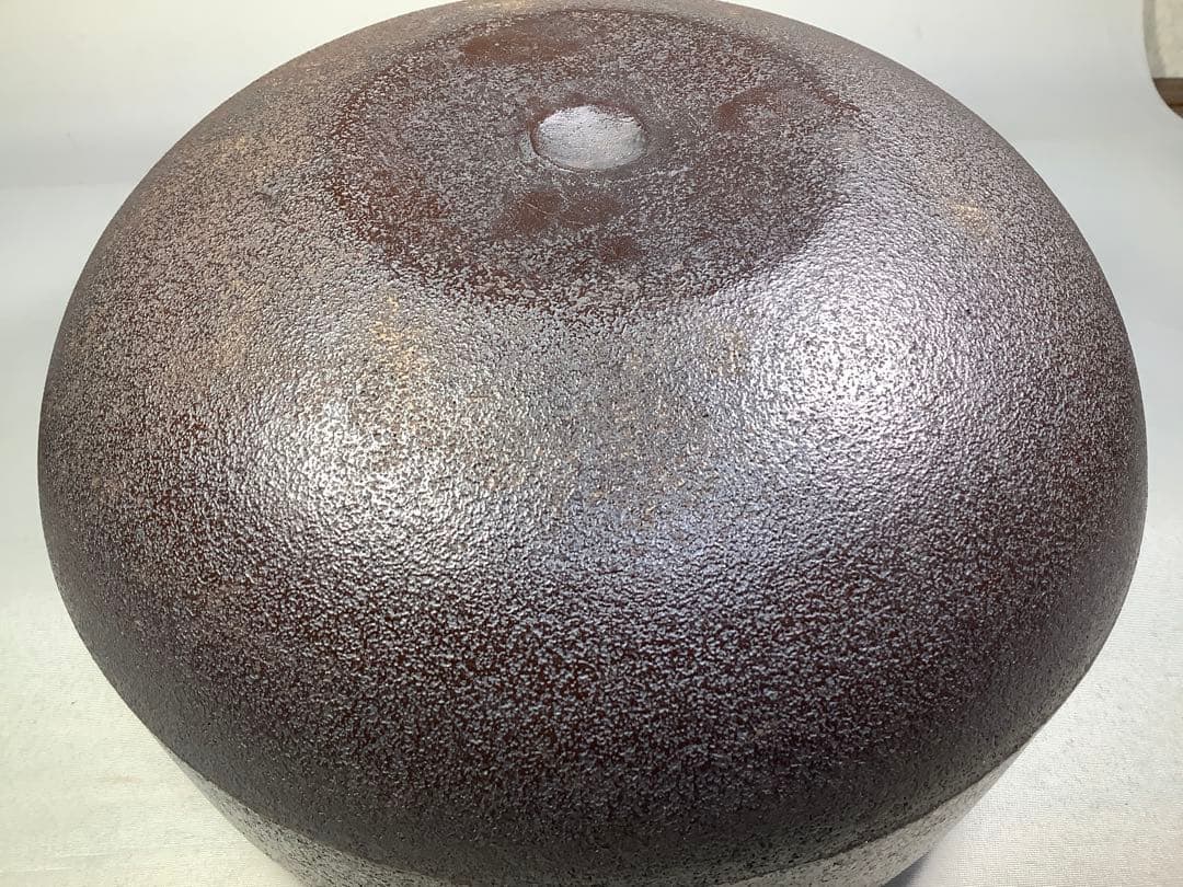 唐松地文　肩衝釜　釜師　佐藤清光　茶道具　送料無料