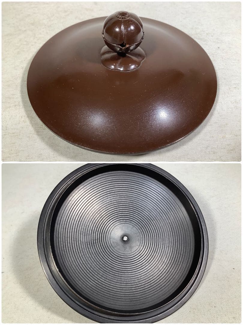 唐松地文　肩衝釜　釜師　佐藤清光　茶道具　送料無料