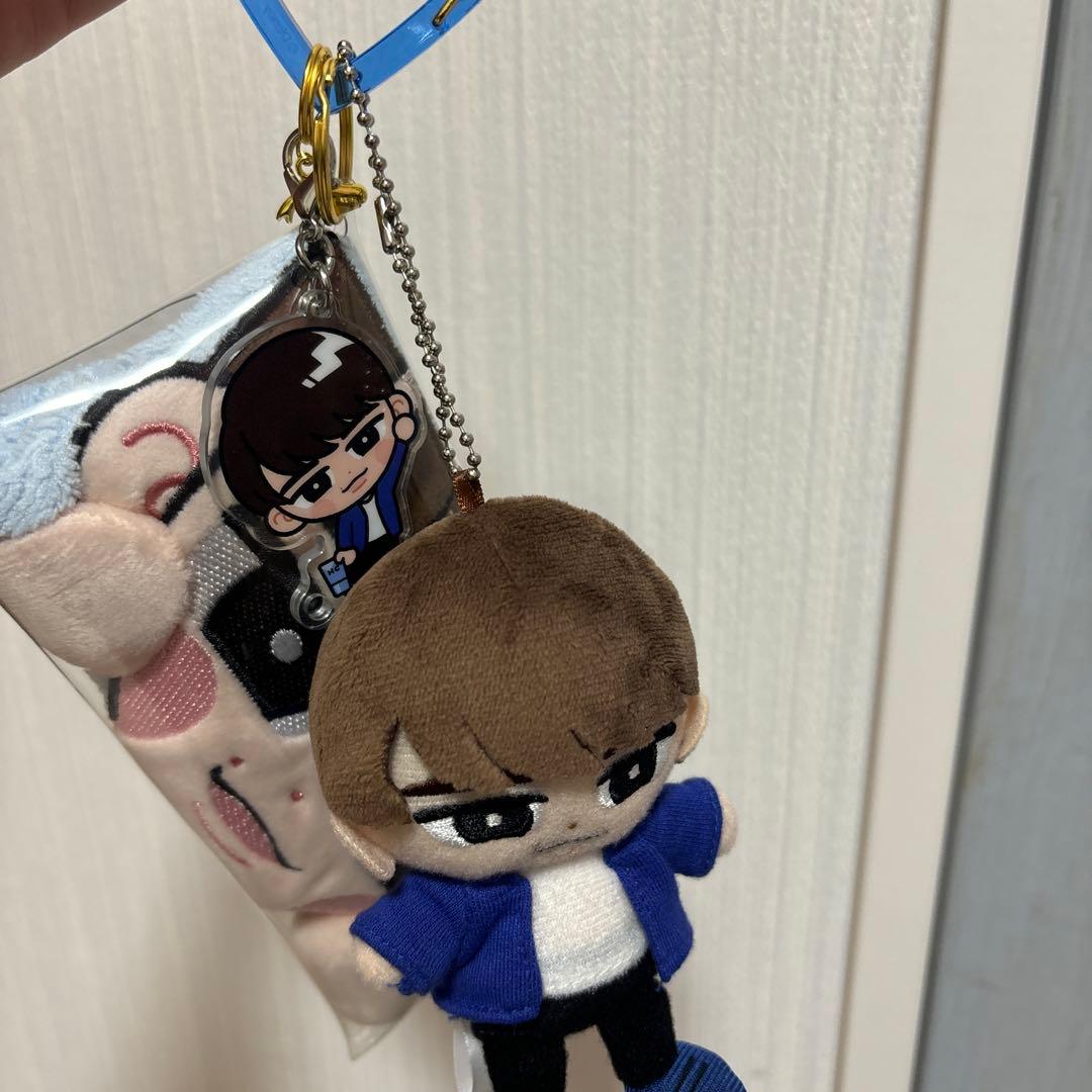 Man 渡辺翔太 スノぬい チルぬい スノちる キーホルダー ヘアバンド