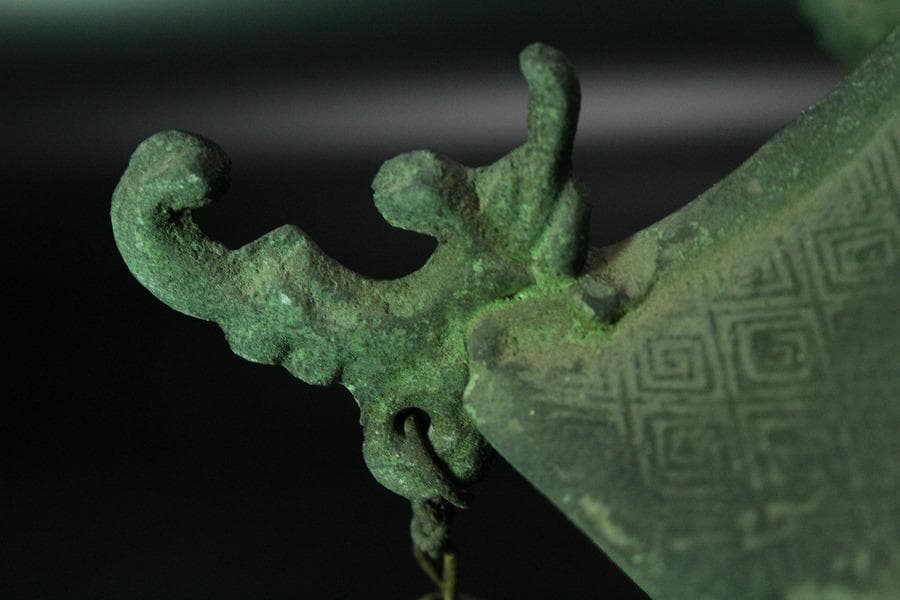 古銅 吊灯籠 高32cm(K-YC583)