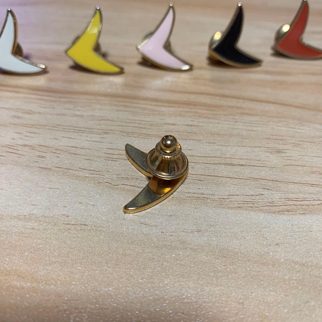 ミナペルホネン bird ピンバッジ 6色セット バード ブローチ